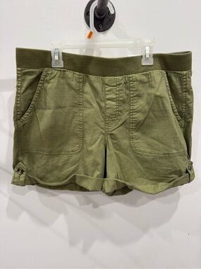 Kohl's Olive Green Pull-On Casual Shorts size M